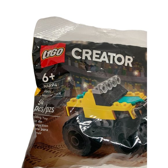 New Lego 30594 Ages 6+ Rock Monster Truck 54 pcs Creator - Picture 2 of 3